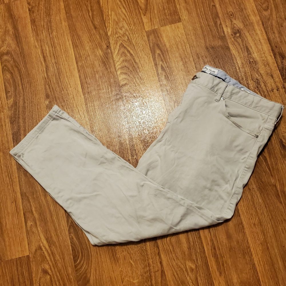 Peter Millar Golf Pants Men 40x27 Soft Touch‎ Twill 5 Pocket Performance Chino